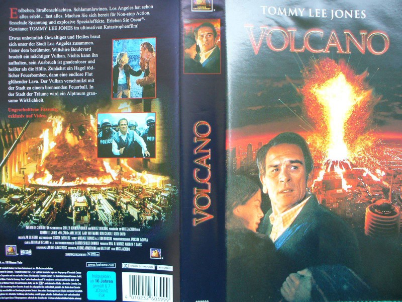 Volcano ... Tommy Lee Jones, Anne Heche, Don Cheadle ... VHS 