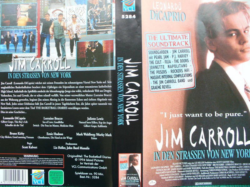 Jim Carroll ...  Leonardo DiCaprio, Mark Wahlberg ... VHS 