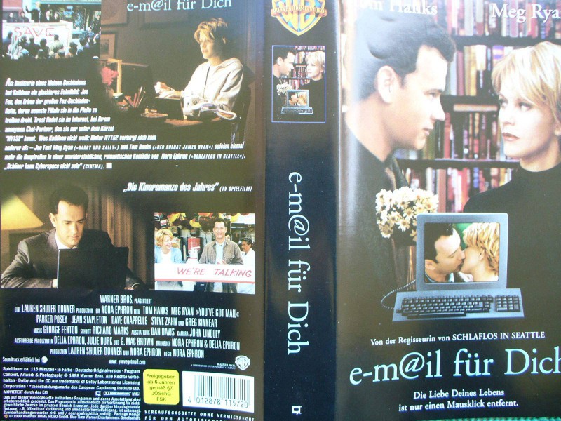 e-m@il für Dich ...  Tom Hanks, Meg Ryan ... VHS 