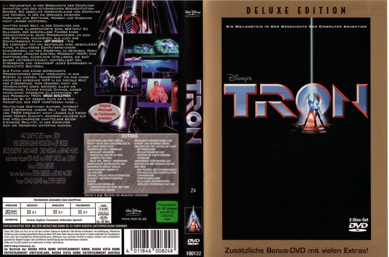 Tron / Deluxe Edition / DVD / Uncut / Jeff Bridges 