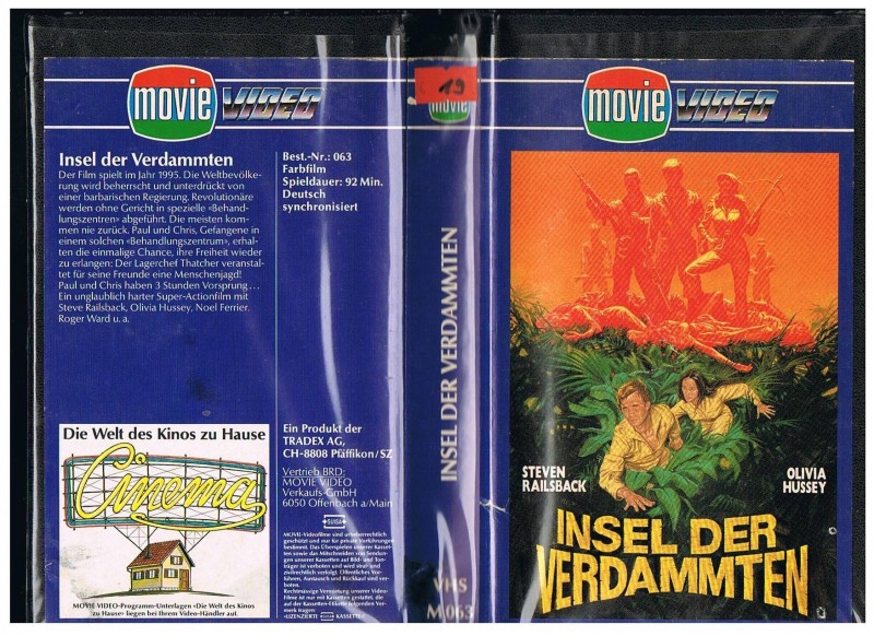 Movie Video Insel Der Verdammten Vhs N 19 Filmundo De