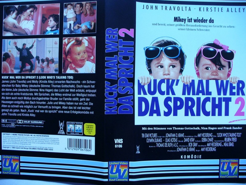 Kuck´mal wer da spricht 2 John Travolta VHS kaufen Filmundo.de