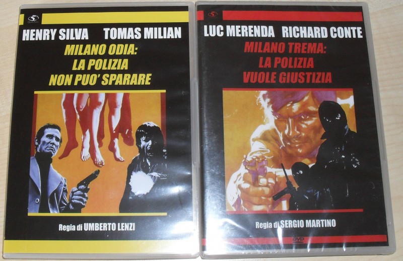 Umberto Lenzi Sergio Martino Pack: Milano trema + Odia DVDs 