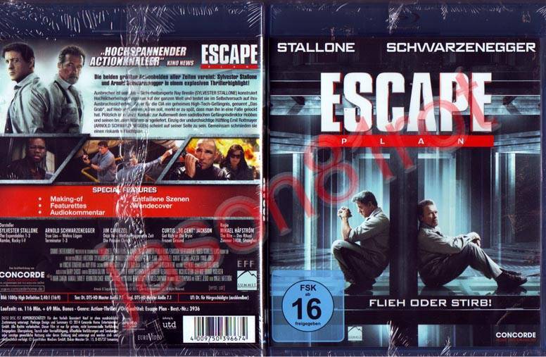 Escape Plan / Blu Ray NEU OVP uncut - Stallone, Schwarzenegg 