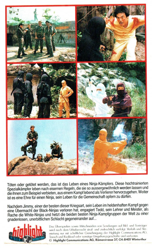 Vhs Der Todeskampf Der Ninja Chris Peterson 1985 Kaufen Filmundo