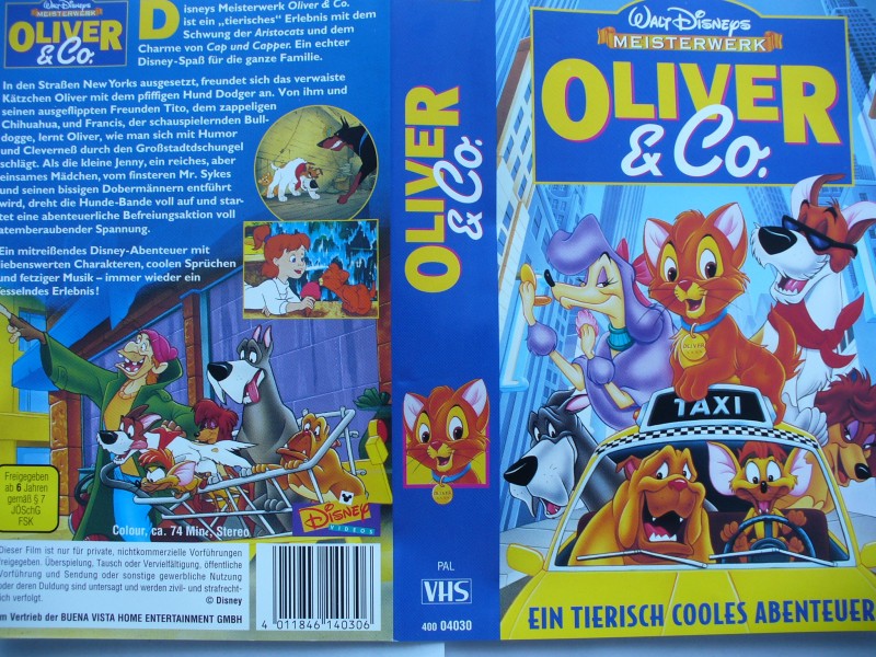 Oliver Co Walt Disney Filmundo De