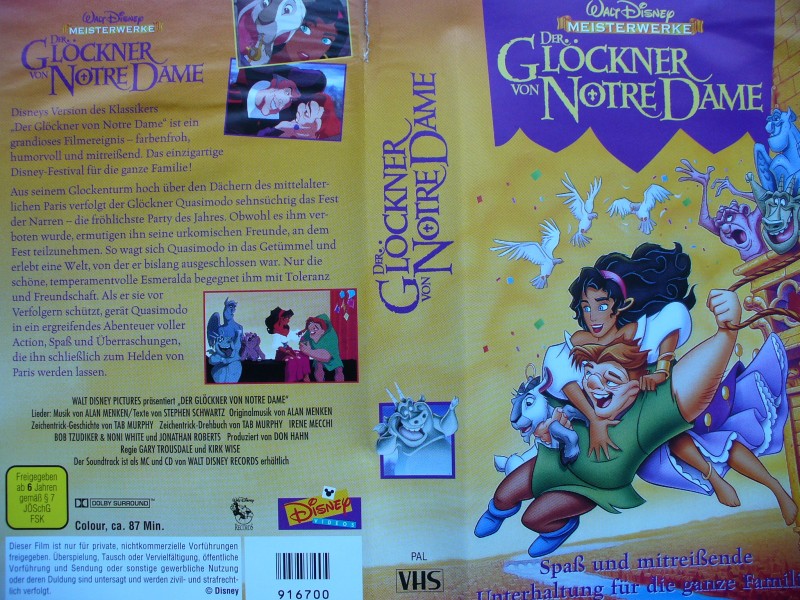 Der Glöckner von Notre Dame Walt Disney VHS kaufen | Filmundo.de