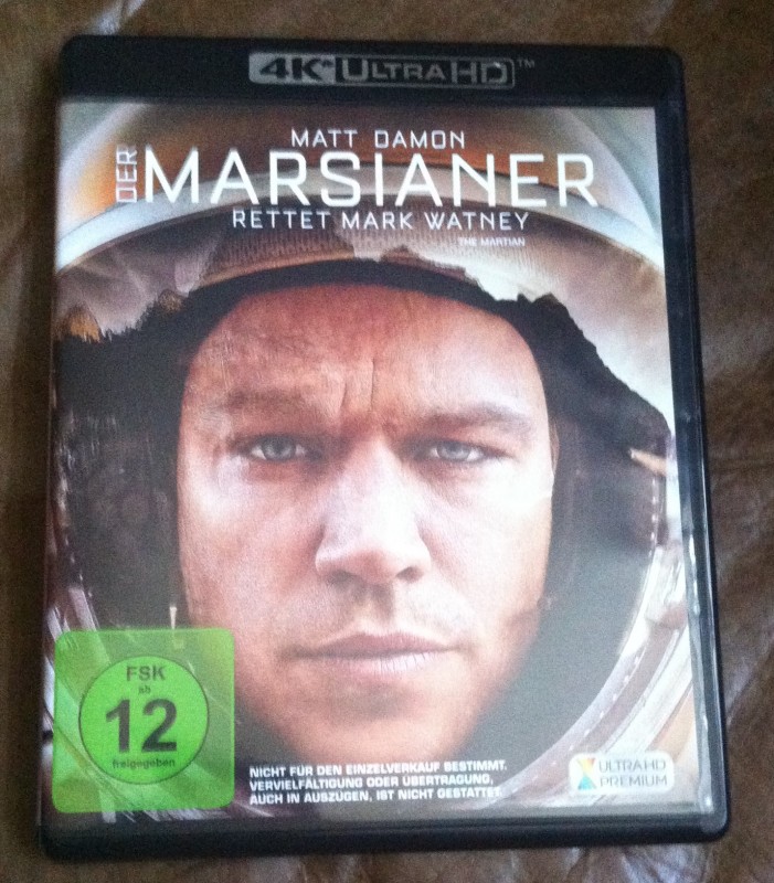 Der Marsianer Rettet Mark Watney Br 4k Ultra Hd Rar Kaufen Filmundo