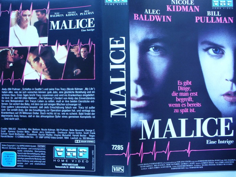 Malice Eine Intrige Nicole Kidman Alec Baldwin Kaufen Filmundo