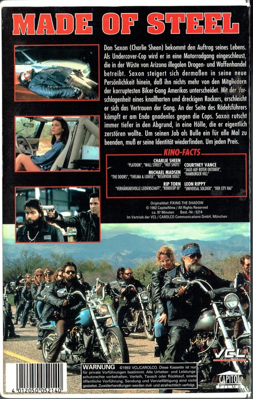 (VHS) Hart wie Stahl Made Of Steel Charlie Sheen Hartbox kaufen Filmundo.de