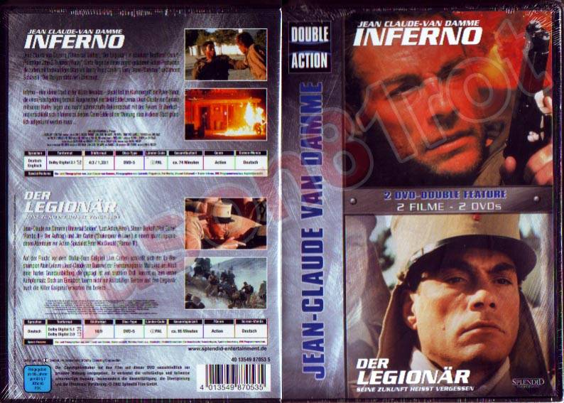 Double Action: Jean Claude van Damme: Inferno + Der Legionär 