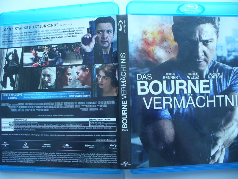 Das Bourne Vermachtnis Jeremy Renner Blu Ray Filmundo De