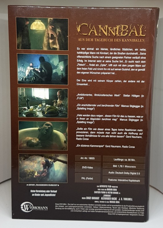 Große Hartbox Cannibal Aus dem Tagebuch eines Kannibalen kaufen Filmundo.de