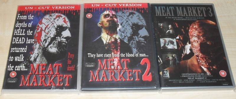 Meat Market 1,2 und 3 - Komplette Zombie Gore Trilogy UNCUT 