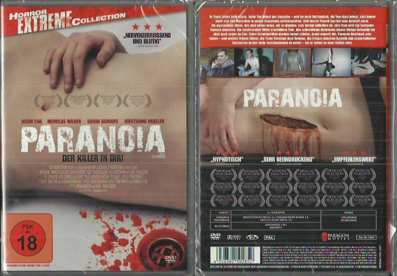 Paranoia - Der Killer in Dir (39025412, NEU, OVP) 