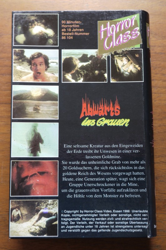 Vhs Abwarts Ins Grauen Horror Class Video Kaufen Filmundo