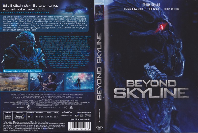 Splendid Film Beyond Skyline Mit Frank Grillo Kaufen Filmundo