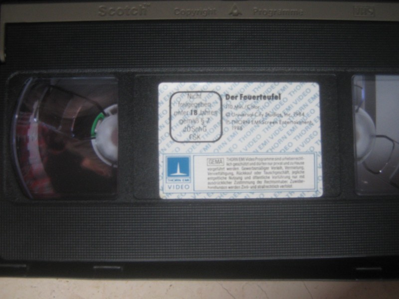 Der Feuerteufel - Original - VHS 