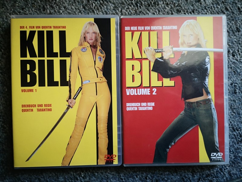 Kill Bill 1 & 2 UNCUT DVDs Quentin Tarantino 