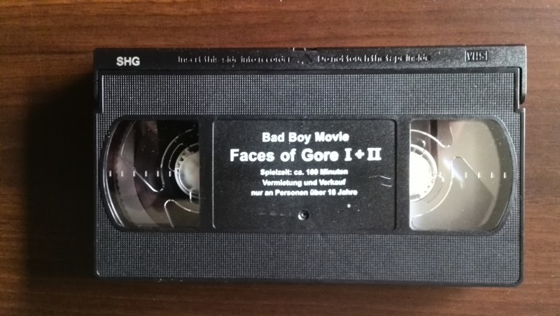 Faces of Gore 1 + 2 , VHS, Spezial Edition 