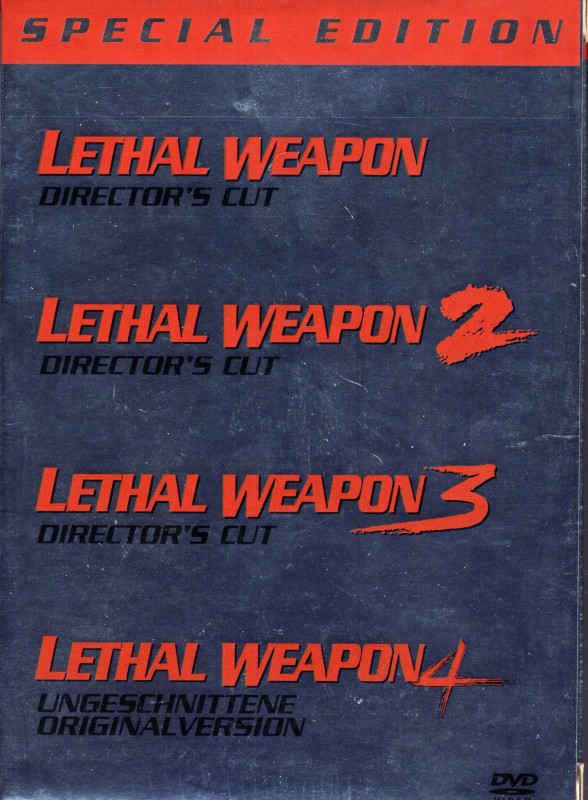 LETHAL WEAPON Special Edition Teil 1-4 BOX 