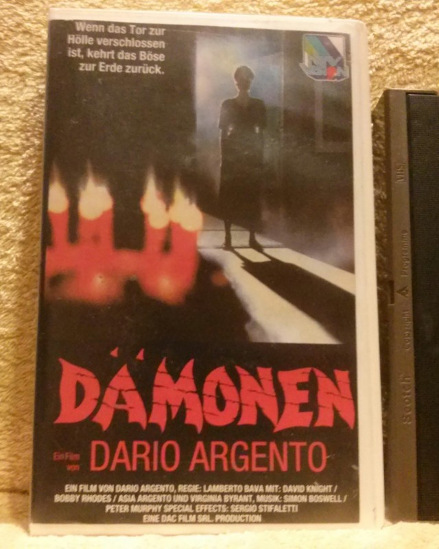 Damonen Vhs Dario Argento Lamberto Bava Erstausgabe Filmundo De