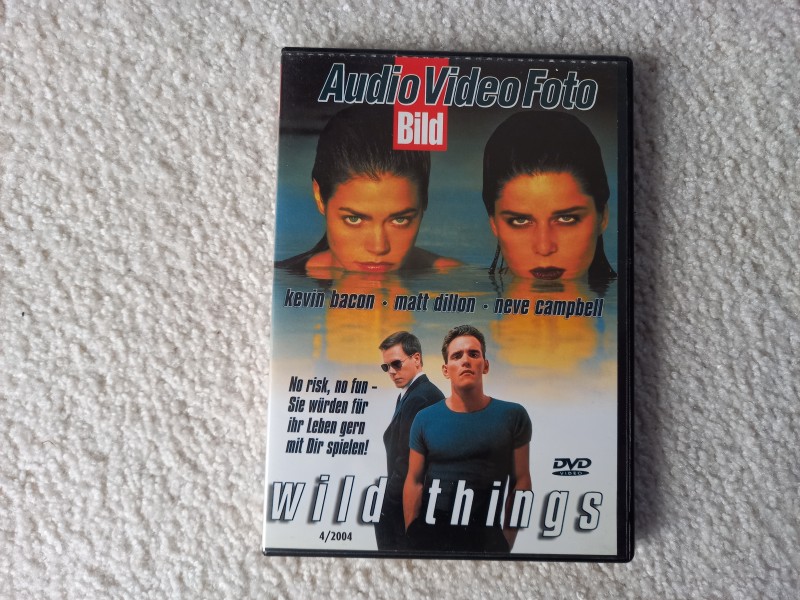 Wild things DVD Kevin Bacon Neve Campbell Audio Video Foto 