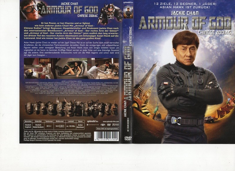 Armour Of God Chinese Zodiac Jackie Chan Kult Dvd Rar Filmundo De