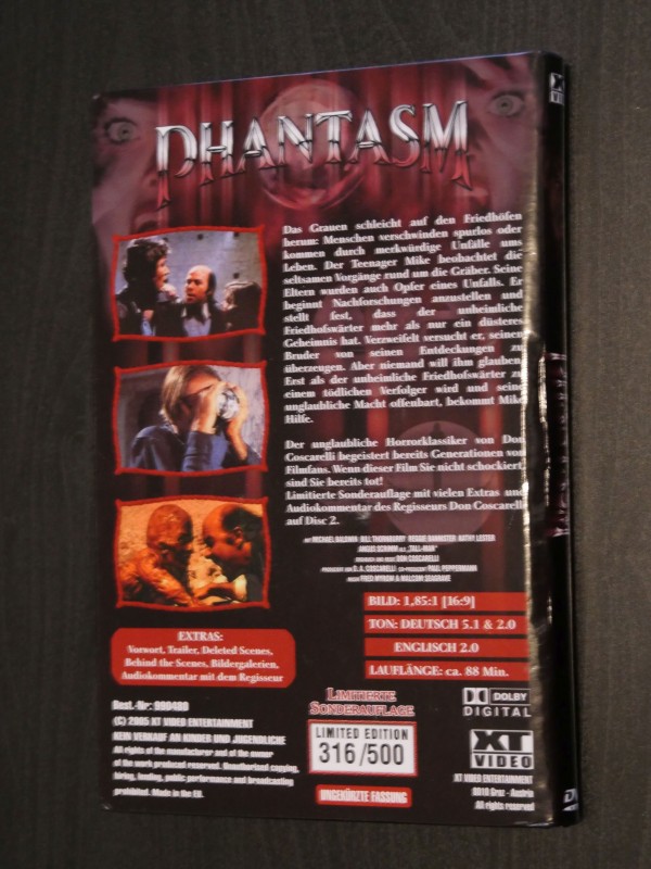 Phantasm - Das Böse - Große Hartbox - XT - Doppel-DVD 