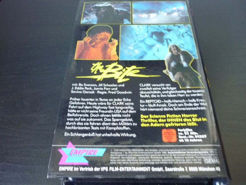 The Bite - Empire Video - RAR - VHS 