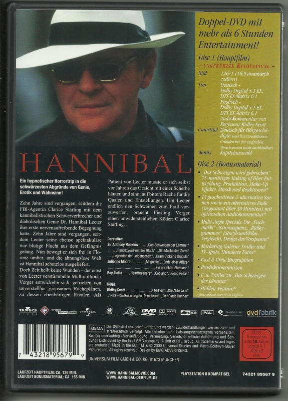 Hannibal DVD uncut 