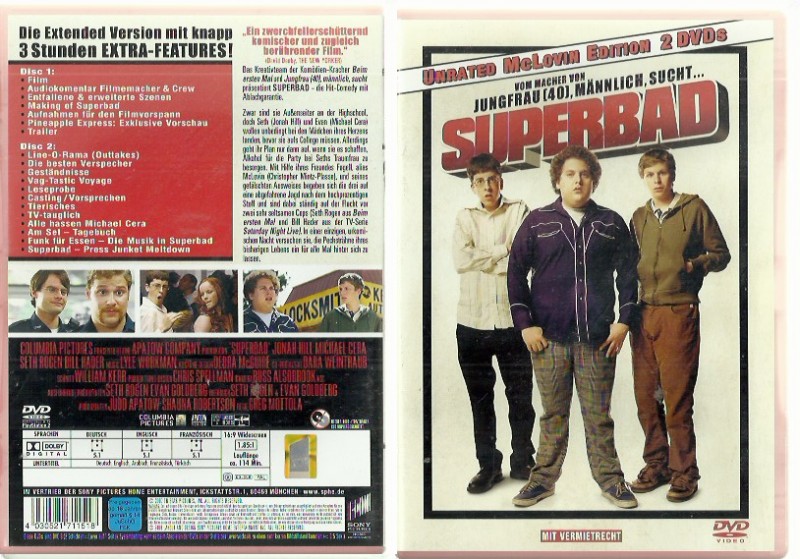 Superbad (00021452, 2 DVD-Edition Komödie  Konvolag 