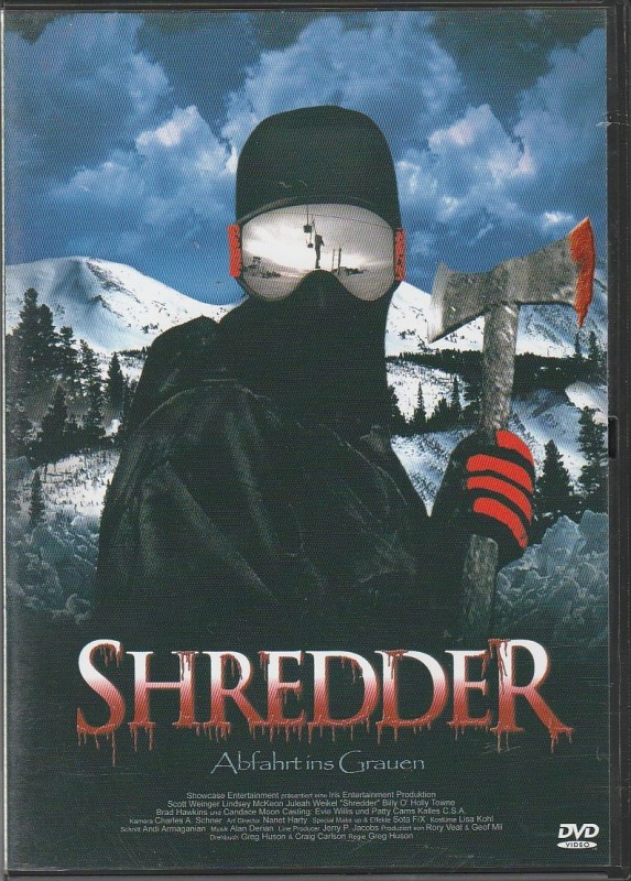 DVD SHREDDER Horror UNCUT Slasher Comedy USA 2001 Splatter 