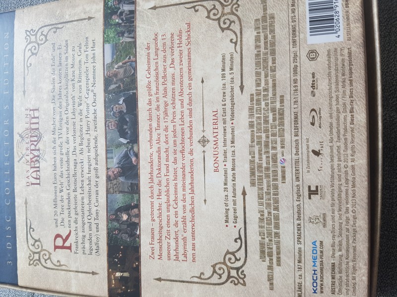 Das verlorene Labyrinth     3 Disc Collectors 