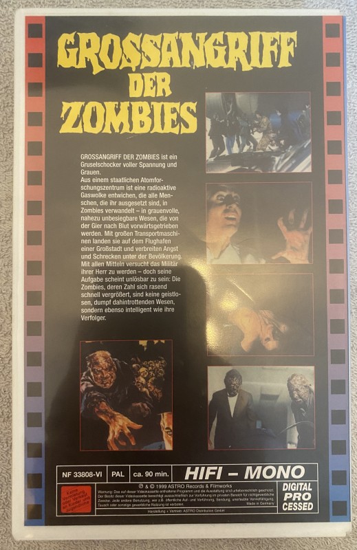 Grossangriff der Zombies - Astro VHS 