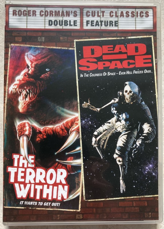 The Terror Within / Dead Space - uncut DVD - Coreman 80s Horror - SHOUT Factory 