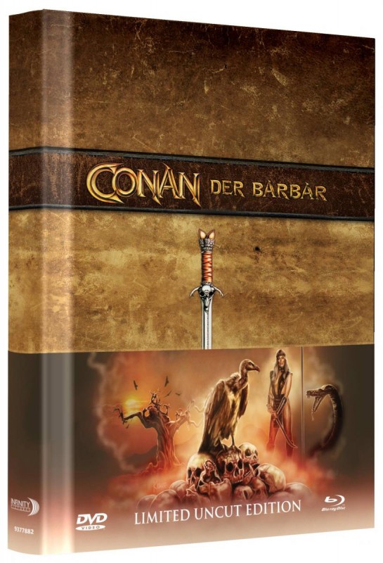 Conan - Der Barbar - 2-Disc Mediabook wattiert - lim. 333 - NEU/OVP 