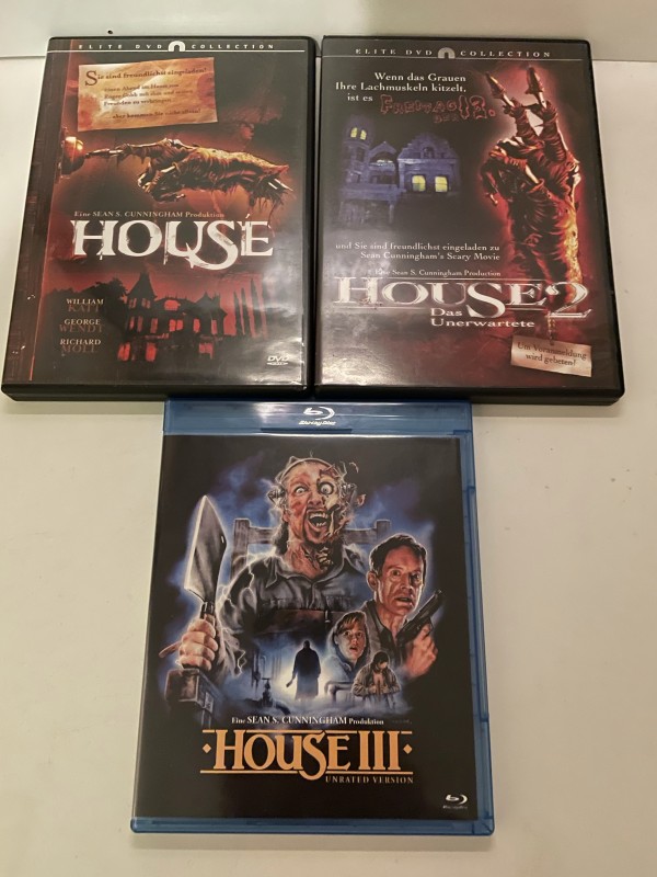 House 1- 3 Uncut - DVD/BD Amaray - Bitte Lesen! 