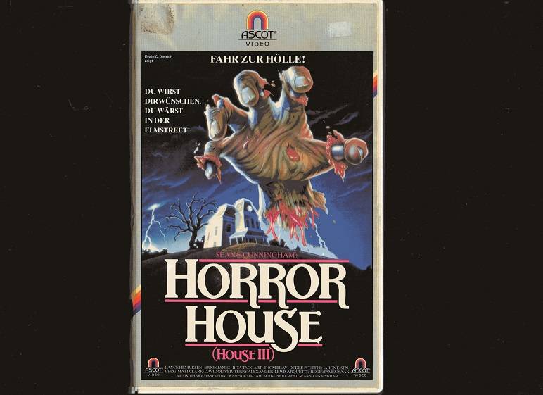HORROR HOUSE , HOUSE III - ASCOT gr.HB VHS ! 