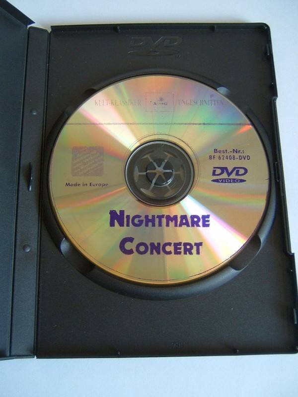 Nightmare Concert (Lucio Fulci, Cover ist Farbkopie, DVD ist Original) 