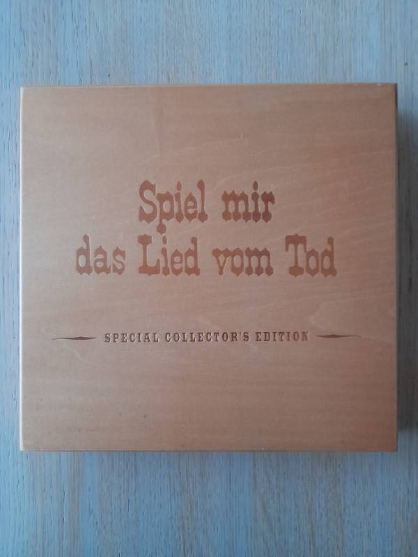 Spiel mir das Lied vom Tod Limitierte Holzbox Leone mit Soundtrack und Mundharmonika