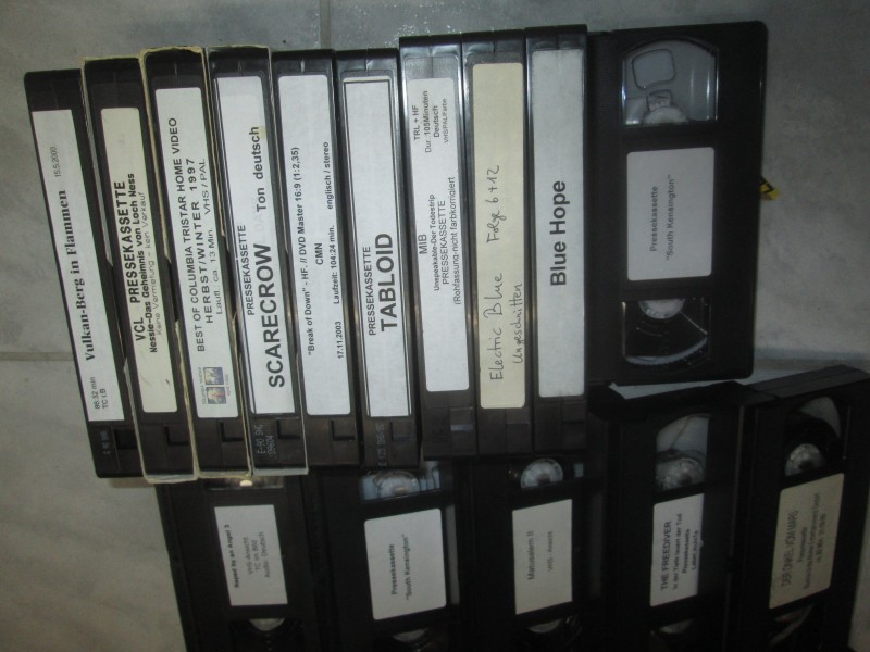 VHS - 20 Pressekassetten - Ansichtskassetten 