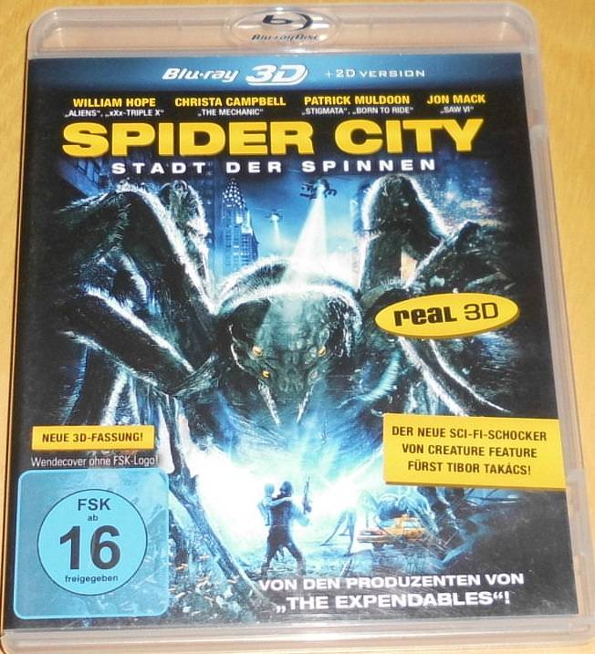 Spider City 3D Blu-ray 
