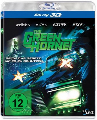 The Green Hornet 3D Blu-ray Neu & OVP 